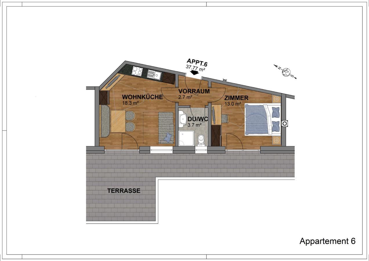 Apartmán Apart Auszeit Sölden Pokoj fotografie